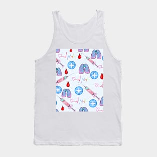 Kawaii Medical- White Tank Top